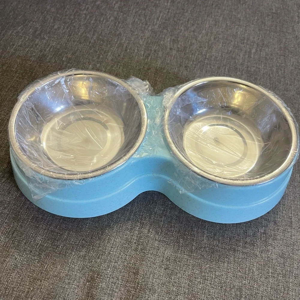 Dog or Cat Food and Water Bowl, Brand New!